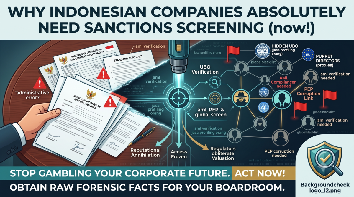 Sanctions Screening: Mengapa Perusahaan Indonesia Mutlak Membutuhkannya di Era Global