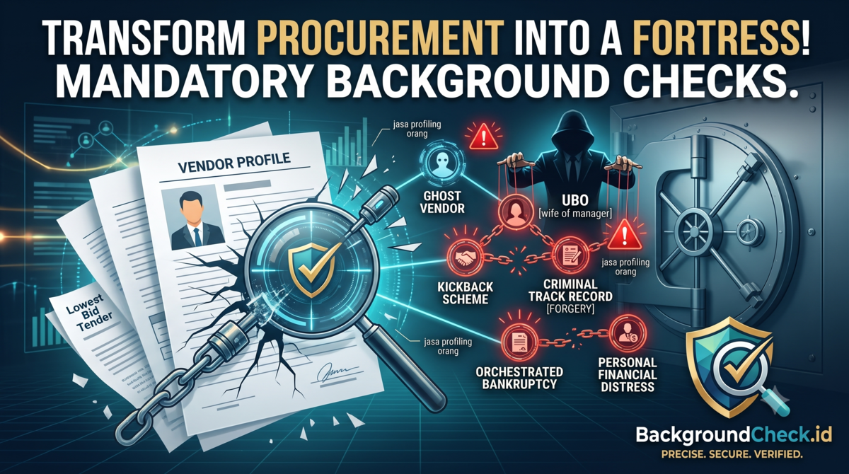 Mengapa Tim Procurement Mutlak Membutuhkan Background Check Forensik Sebelum Memilih Vendor