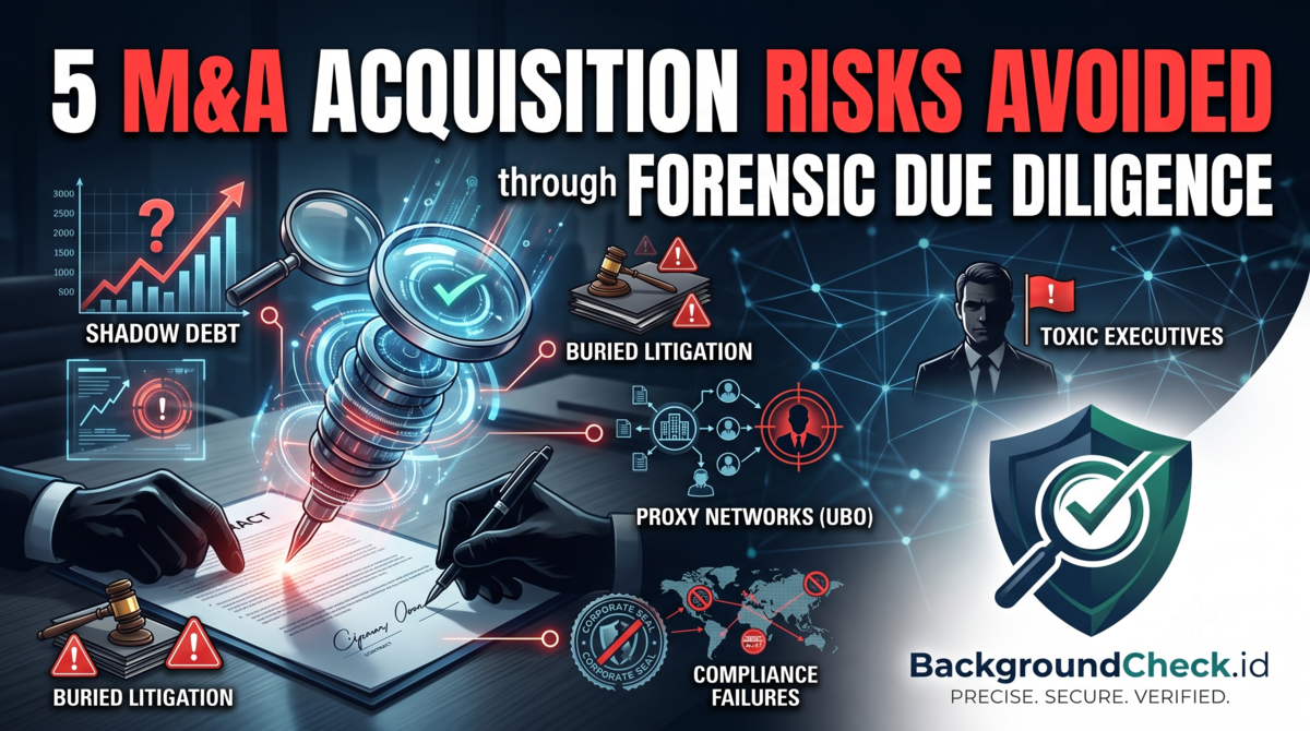 5 Risiko Akuisisi Perusahaan yang Bisa Dihindari Melalui Due Diligence Forensik