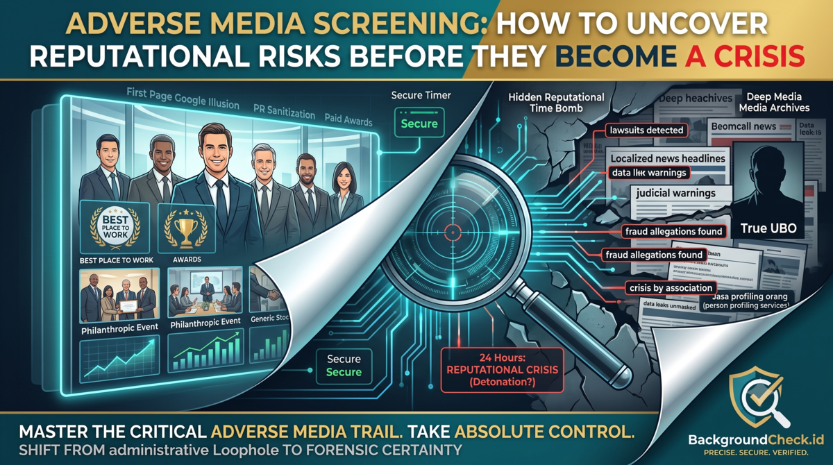 Adverse Media Screening: Cara Menemukan Risiko Reputasi Sebelum Menjadi Krisis