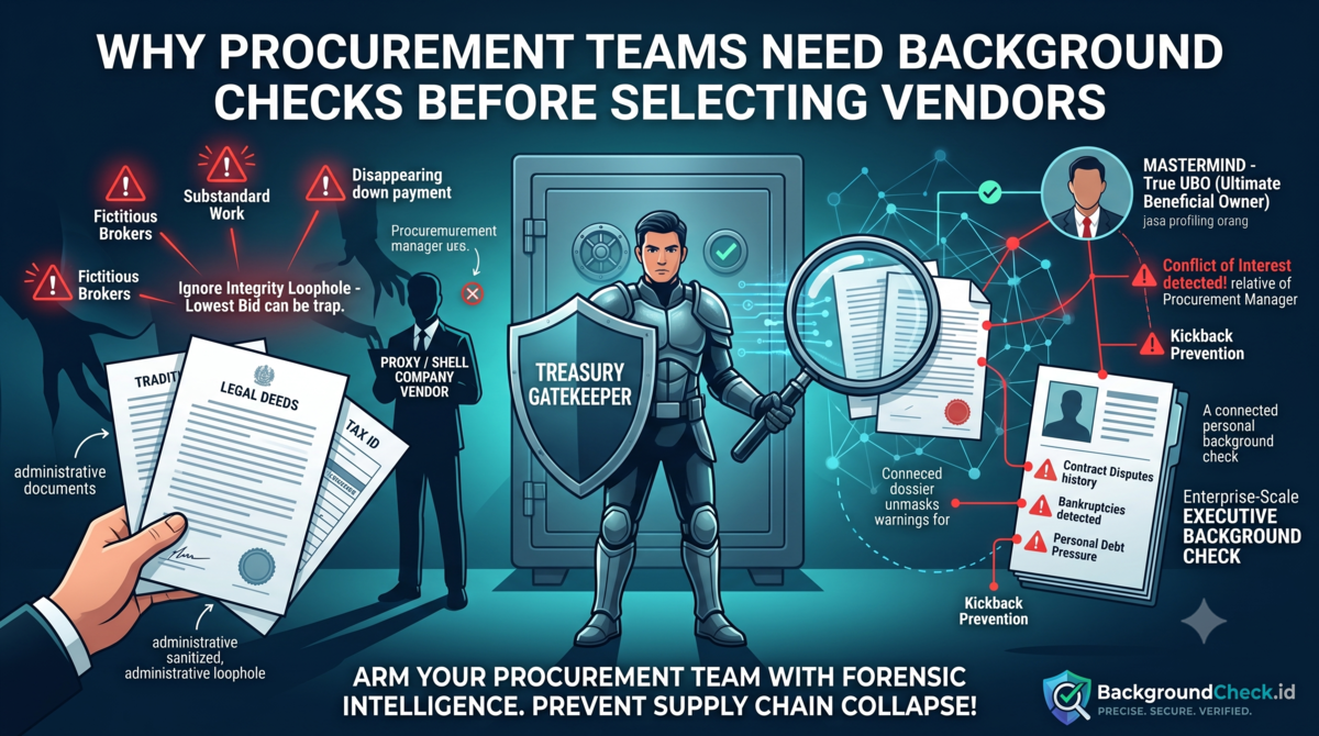 Mengapa Tim Procurement Membutuhkan Background Check Sebelum Memilih Vendor