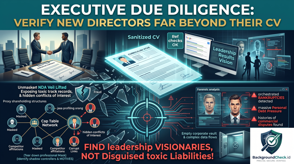 Executive Due Diligence: Mengapa Direksi Baru Perlu Diverifikasi Lebih dari Sekadar CV